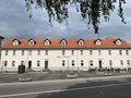 Hotel Frankopan building in the town of Ogulin - Croatia / Zgrada hotela Frankopan u gradu Ogulinu - Ogulin, Hrvatska Royalty Free Stock Photo