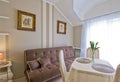 Hotel or guest house elegant room Royalty Free Stock Photo