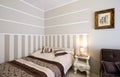 Hotel or guest house elegant room Royalty Free Stock Photo