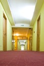 Hotel hallway Royalty Free Stock Photo