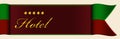 Hotel header or banner Royalty Free Stock Photo