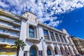 Hotel Hyatt Regency Nice Palais De La Mediterranee in Nice, France Royalty Free Stock Photo