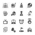 Hotel icon set 2, vector eps10