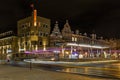 Hotel Kaboom from La Bergere group next to a modern underground bike parking in downtown Maastricht