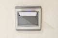 Hotel key card insert to power switch control of the electric Royalty Free Stock Photo