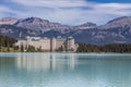 Hotel at Lake Louise in Alberta, Canada