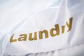 Hotel Laundry Bag Royalty Free Stock Photo