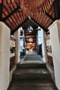 Hotel lobby corridor