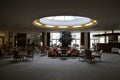 Hotel Lobby Room, Round Skylight, Interior Decoration Royalty Free Stock Photo