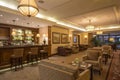 Hotel lounge interior in the evening Royalty Free Stock Photo