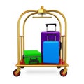 Hotel Luggage Trolley