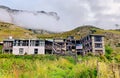 Hotel in manang ; Nepal Stock Photo