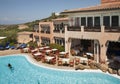 Hotel Marinedda Thalasso and Spa near Isola Rossa. Sardinia. Italy Royalty Free Stock Photo