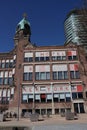 Hotel New York at former terminal building of the Holland Amerika Lijn on the wilhelmina harbor in the port of Rotterdam