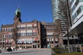 Hotel New York at former terminal building of the Holland Amerika Lijn on the wilhelmina harbor in the port of Rotterdam