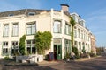 Hotel in old town of Harlingen, Netherlands Royalty Free Stock Photo