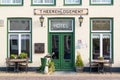 Hotel in old town of Harlingen, Netherlands Royalty Free Stock Photo