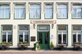 Hotel in old town of Harlingen, Netherlands Royalty Free Stock Photo