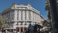 A hotel on Passeig gracia, Barcelona, spain Royalty Free Stock Photo