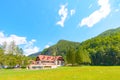 Hotel Plesnik in Logarska dolina, Slovenia Royalty Free Stock Photo