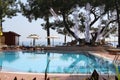 Hotel Pool in Turkey Royalty Free Stock Photo