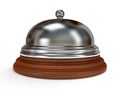 Hotel reception bell. 3d render. Royalty Free Stock Photo