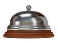 Hotel reception bell. 3d render. Royalty Free Stock Photo