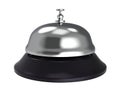 Hotel Reception Bell on White Background. Royalty Free Stock Photo