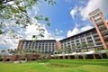 Hotel resort at Desaru Coast, a seaside town in Pengerang, Kota Tinggi District, Johor, Malaysia famous for its pristine beach Royalty Free Stock Photo