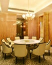 Hotel restaurant dining room Royalty Free Stock Photo