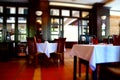 Hotel restaurant dining room Royalty Free Stock Photo