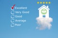 Hotel review classification with stars and emoji