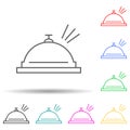 hotel ring multi color style icon. Simple thin line, outline vector of web icons for ui and ux, website or mobile application