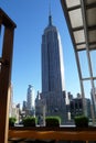 Hotel Roof Bar with a Magnificent View of the Empire State Building