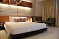 Hotel room or bedroom Interior. hotel concept