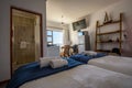 Hotel room interior at The Cormorant House in Luderitz, Namibia Royalty Free Stock Photo