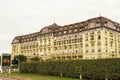 Hotel Royal Barriere Deauville on the coast of the English Channel. The Calvados department. Basse-Normandie, France Royalty Free Stock Photo
