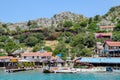 Hotel Sahil Pension Turkey, Kaleuchagiz, village for rich visitors, on the ruins of the ancient city of Kekova