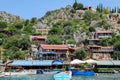 Hotel Sahil Pension Turkey, Kaleuchagiz, village for rich visitors, on the ruins of the ancient city of Kekova