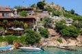 Hotel Sahil Pension Turkey, Kaleuchagiz, village for rich visitors, on the ruins of the ancient city of Kekova