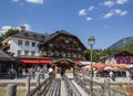 Hotel Schiffmeister in Schoenau at the Koenigssee lake, Germany, 2015 Royalty Free Stock Photo
