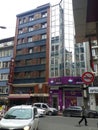 Hotel & School on Street in Sisli Istanbul