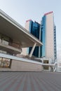 Hotel on sea port. Odessa Royalty Free Stock Photo
