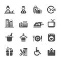 Hotel service icon set 9, vector eps10