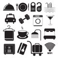 Hotel Service Icons Set