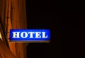 Hotel sign