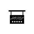 Hotel Signboard Icon