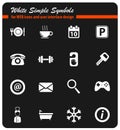 Hotel simply icons