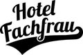 Hotel specialist female retro german