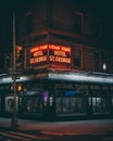 Hotel St. George neon sign at night, Brooklyn Heights, Brooklyn, New York Royalty Free Stock Photo